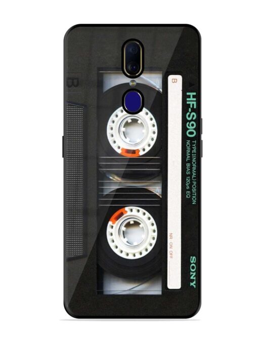 Sony Hf-S90 Cassette Glossy Metal Phone Cover for Oppo F11 Zapvi