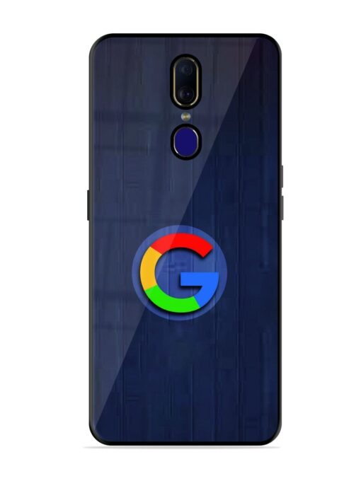 Google Logo Printed Glossy Metal TPU Phone Cover for Oppo F11