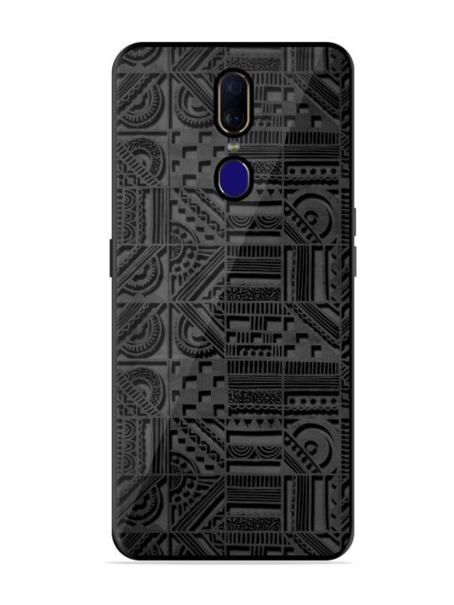 Seamless Pattern Glossy Metal Phone Cover for Oppo F11 Zapvi