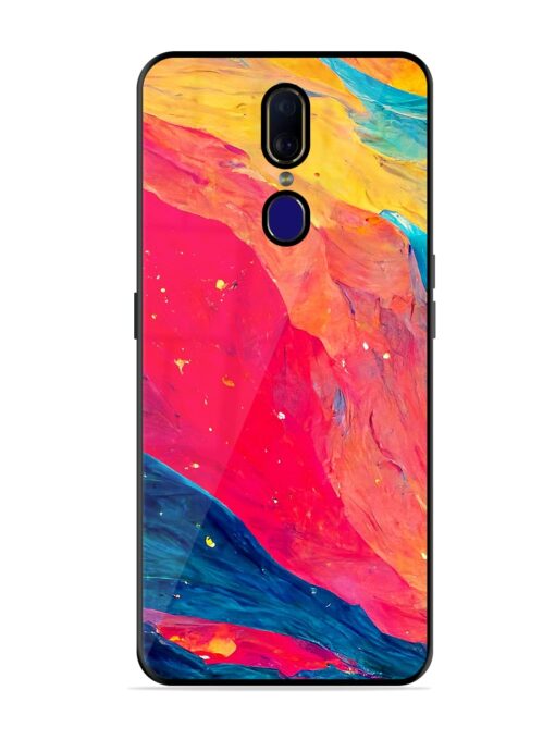 Starry Night Glossy Metal Phone Cover for Oppo F11 Zapvi