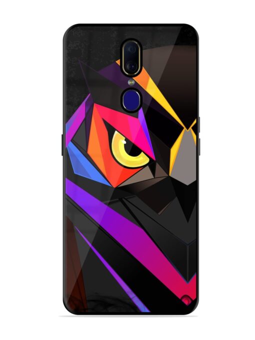 Wpap Owl Glossy Metal Phone Cover for Oppo F11 Zapvi