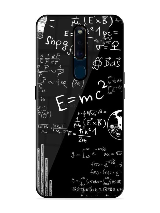 E=Mc2 Mass?Energy Equivalence Glossy Metal Phone Cover for Oppo F11 Pro Zapvi