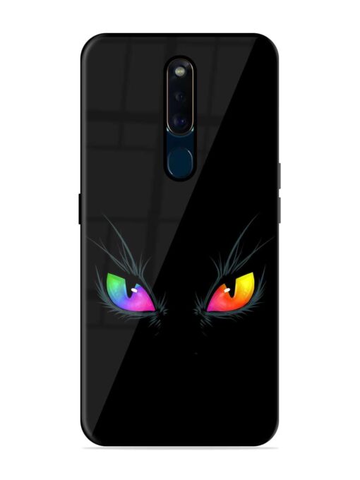 Cat Eyes Glossy Metal Phone Cover for Oppo F11 Pro Zapvi