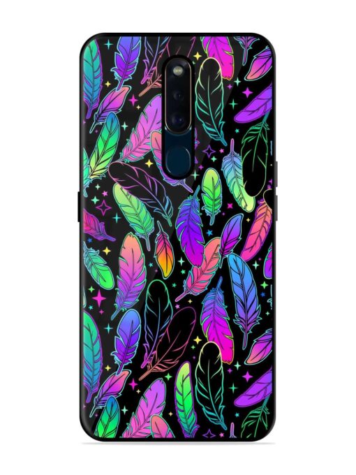 Bright Multi Colored Seamless Glossy Metal Phone Cover for Oppo F11 Pro