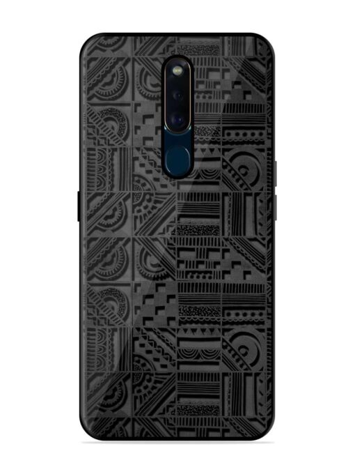 Seamless Pattern Glossy Metal Phone Cover for Oppo F11 Pro Zapvi