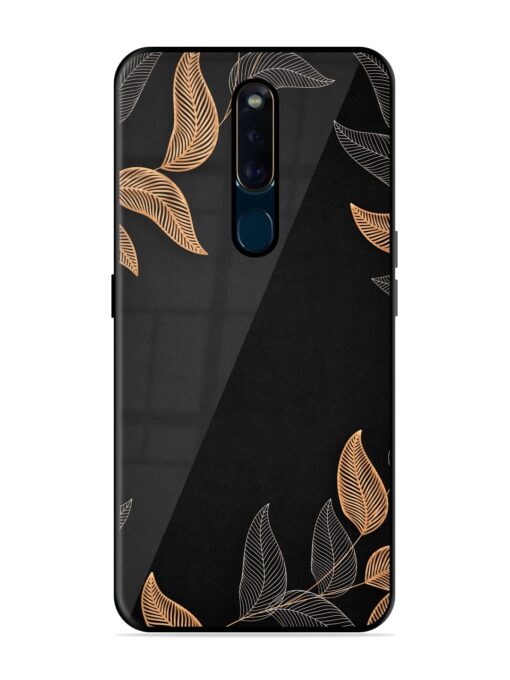 Foliage Art Glossy Metal Phone Cover for Oppo F11 Pro