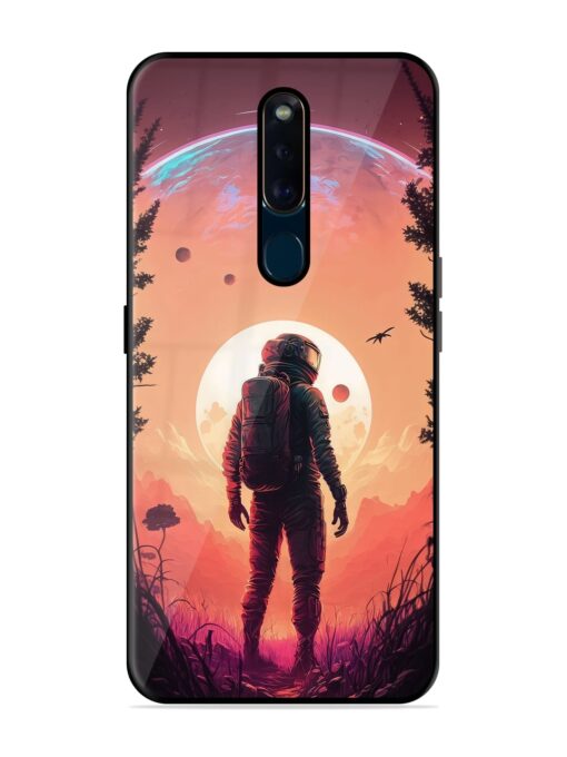 Red Sky At Morning Glossy Metal Phone Cover for Oppo F11 Pro