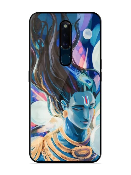 Bhagwan Sri Krishna Glossy Metal Phone Cover for Oppo F11 Pro