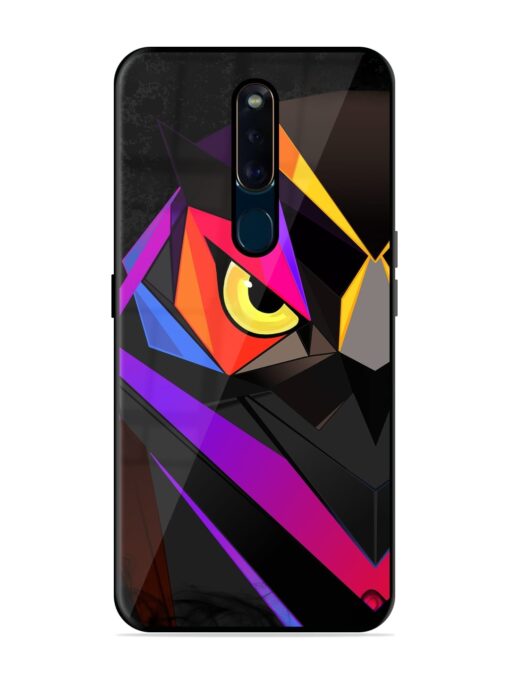 Wpap Owl Glossy Metal Phone Cover for Oppo F11 Pro