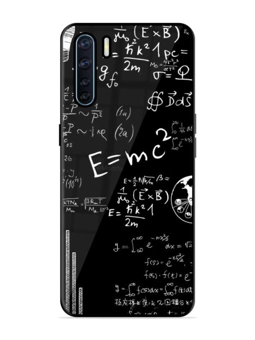 E=Mc2 Mass?Energy Equivalence Glossy Metal Phone Cover for Oppo F15 Zapvi