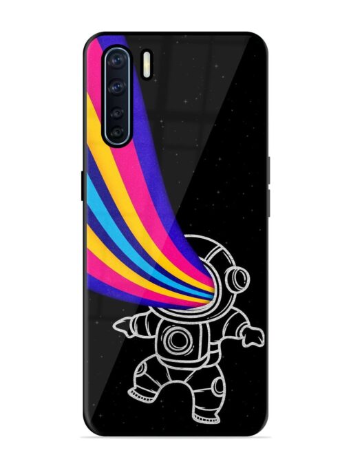 Astronaut Glossy Metal TPU Phone Cover for Oppo F15