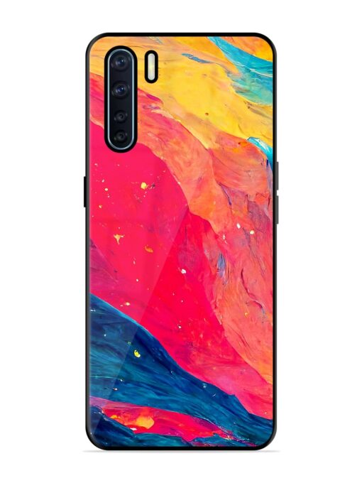 Starry Night Glossy Metal Phone Cover for Oppo F15 Zapvi