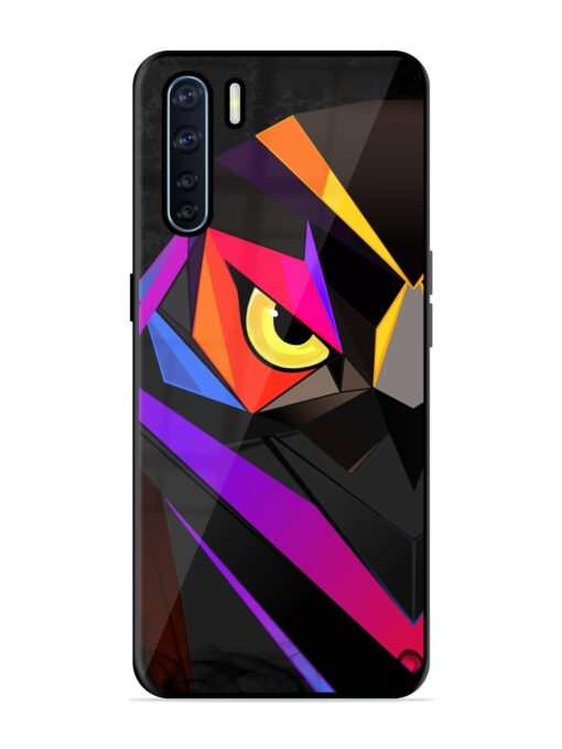 Wpap Owl Glossy Metal Phone Cover for Oppo F15 Zapvi