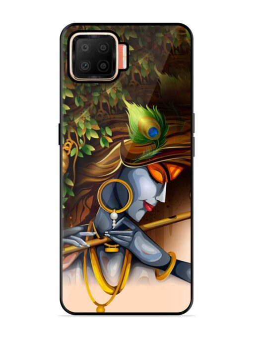 Krishna Glossy Metal Phone Cover for Oppo F17