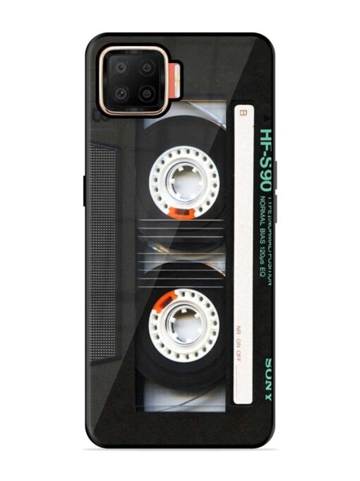 Sony Hf-S90 Cassette Glossy Metal Phone Cover for Oppo F17 Zapvi