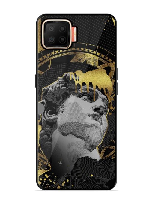 Roman Face Glossy Metal Phone Cover for Oppo F17 Zapvi