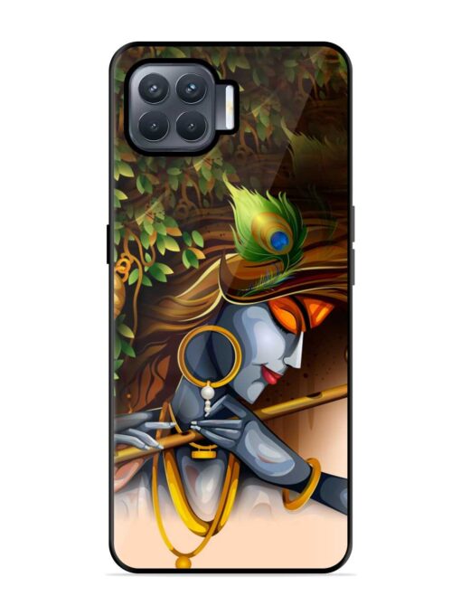 Krishna Glossy Metal Phone Cover for Oppo F17 Pro Zapvi