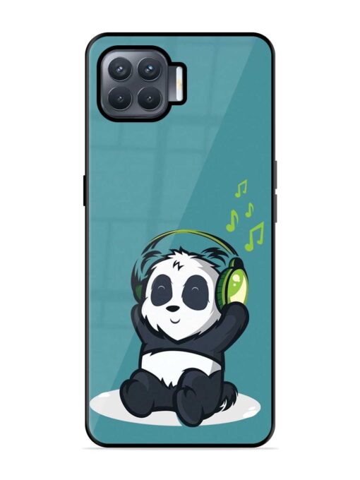 Music Panda Glossy Metal Phone Cover for Oppo F17 Pro Zapvi