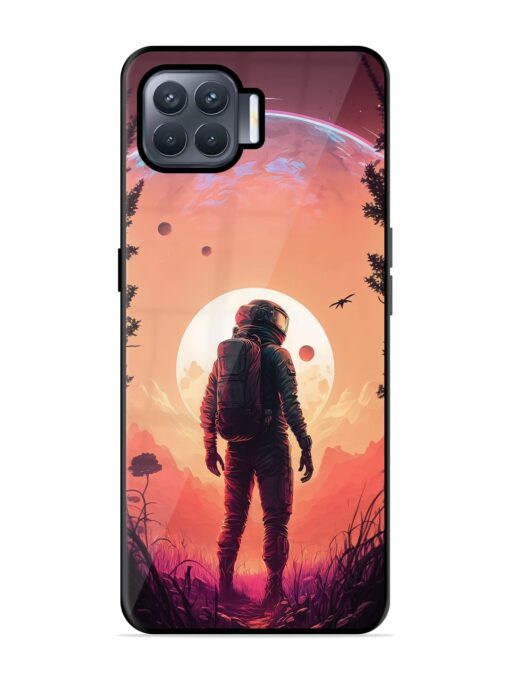 Red Sky At Morning Glossy Metal Phone Cover for Oppo F17 Pro Zapvi