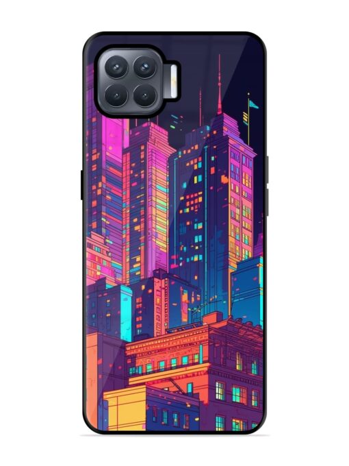 City View Glossy Metal Phone Cover for Oppo F17 Pro