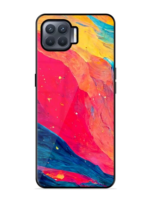 Starry Night Glossy Metal Phone Cover for Oppo F17 Pro Zapvi