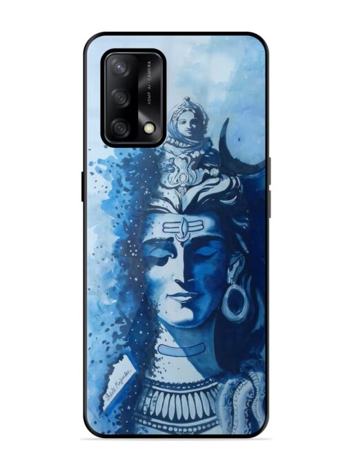 Shiv Art Glossy Metal Phone Cover for Oppo F19 Zapvi