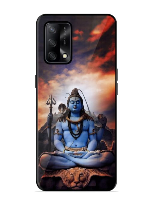 Jai Jai Shiv Glossy Metal Phone Cover for Oppo F19 Zapvi