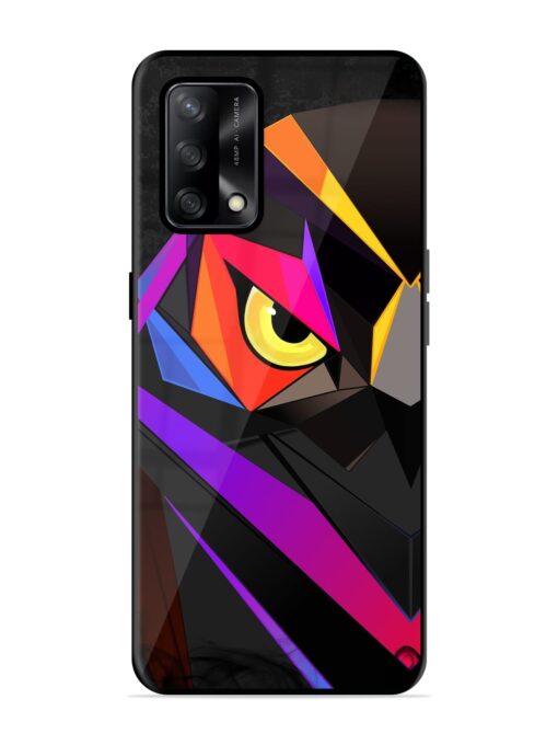 Wpap Owl Glossy Metal Phone Cover for Oppo F19 Zapvi