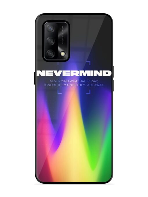 Nevermind Glossy Metal Phone Cover for Oppo F19 Zapvi