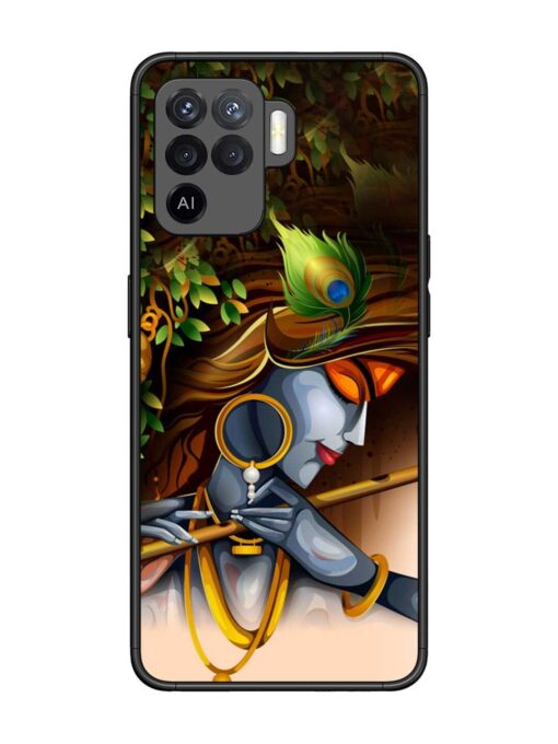 Krishna Glossy Metal Phone Cover for Oppo F19 Pro Zapvi