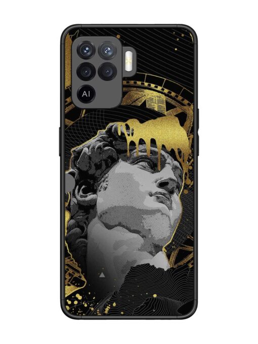 Roman Face Glossy Metal Phone Cover for Oppo F19 Pro Zapvi