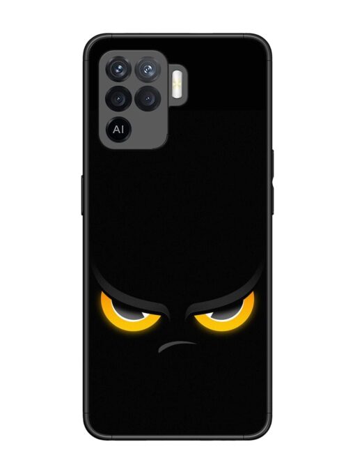 Scary Yellow Eye Glossy Metal TPU Phone Cover for Oppo F19 Pro Zapvi