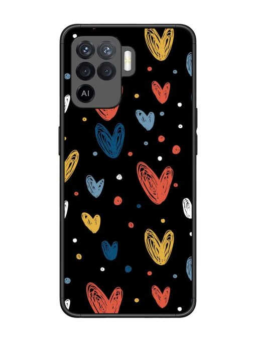 Happy Valentines Day Glossy Metal TPU Phone Cover for Oppo F19 Pro Zapvi