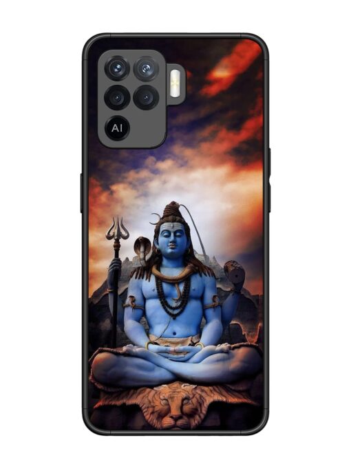 Jai Jai Shiv Glossy Metal Phone Cover for Oppo F19 Pro Zapvi