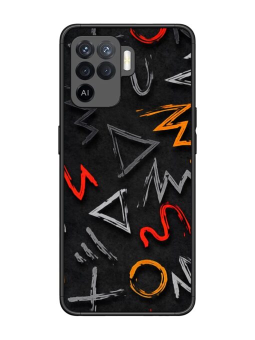 Grungy Graffiti Glossy Metal Phone Cover for Oppo F19 Pro Zapvi