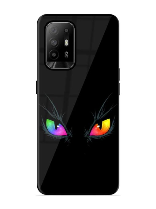 Cat Eyes Glossy Metal Phone Cover for Oppo F19 Pro Plus Zapvi