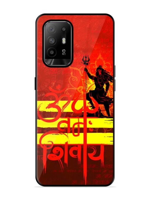 Illustration Lord Shiva Glossy Metal TPU Phone Cover for Oppo F19 Pro Plus Zapvi