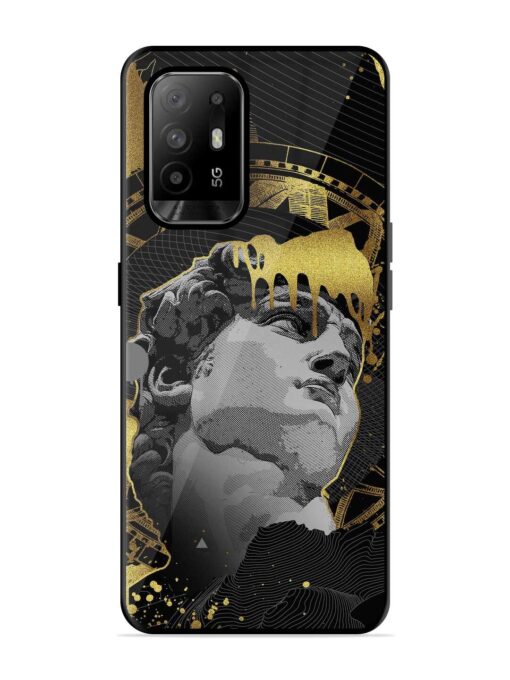 Roman Face Glossy Metal Phone Cover for Oppo F19 Pro Plus Zapvi