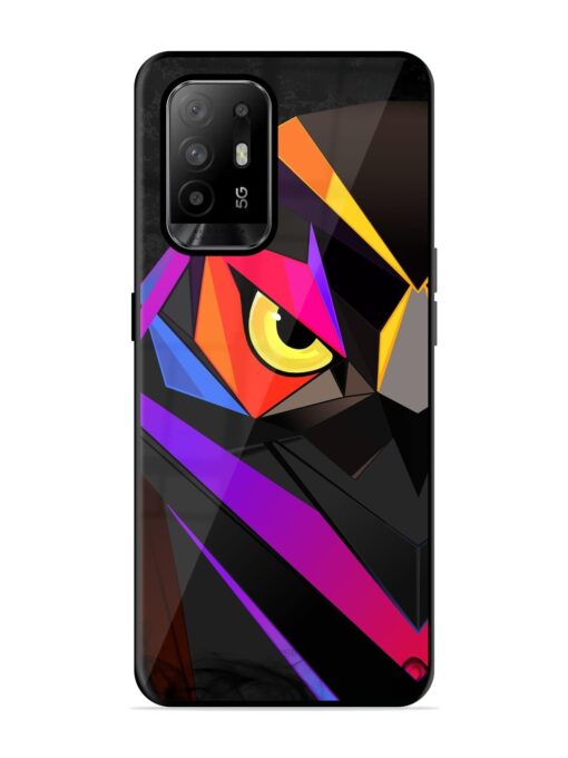 Wpap Owl Glossy Metal Phone Cover for Oppo F19 Pro Plus Zapvi