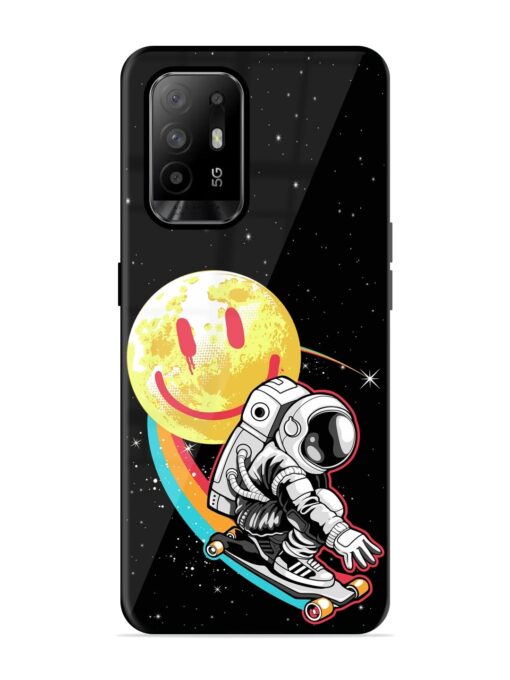 Astronaut Art Glossy Metal Phone Cover for Oppo F19 Pro Plus Zapvi