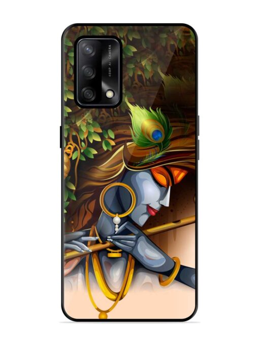 Krishna Glossy Metal Phone Cover for Oppo F19S