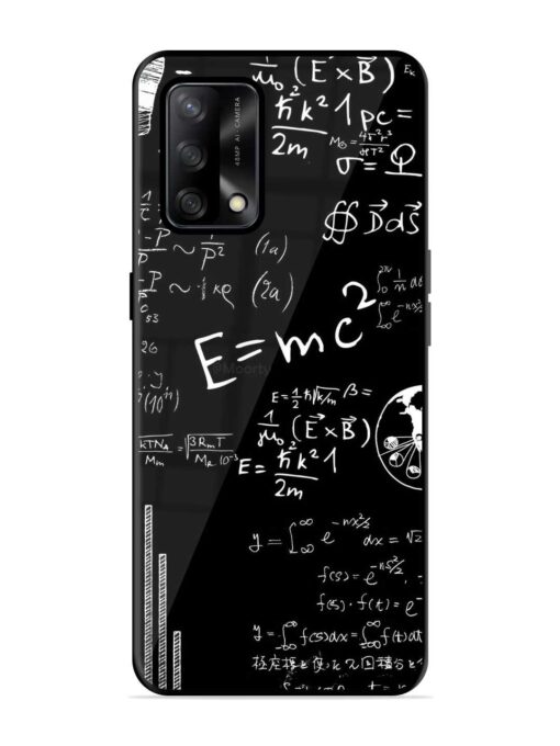 E=Mc2 Mass?Energy Equivalence Glossy Metal Phone Cover for Oppo F19S Zapvi