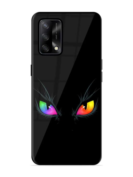 Cat Eyes Glossy Metal Phone Cover for Oppo F19S