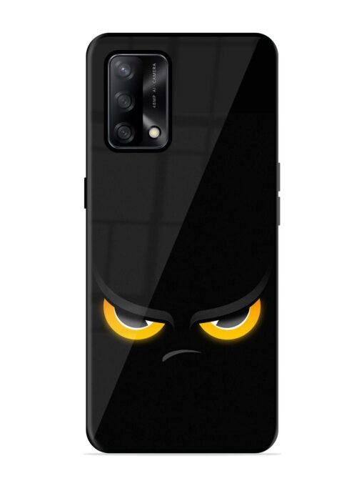 Scary Yellow Eye Glossy Metal TPU Phone Cover for Oppo F19S Zapvi