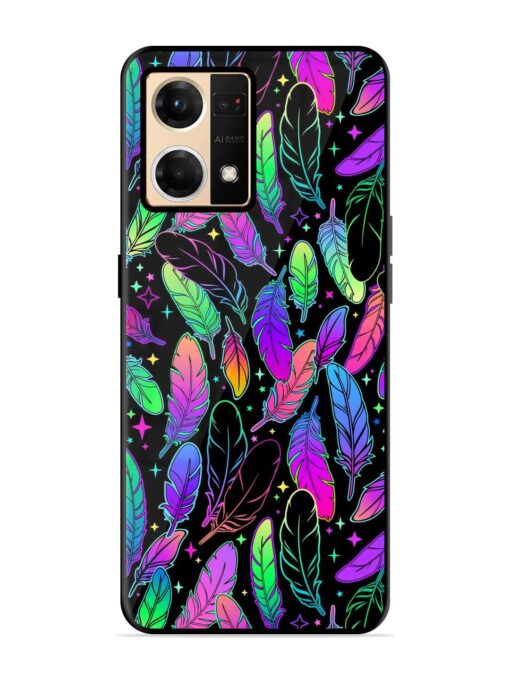 Bright Multi Colored Seamless Glossy Metal Phone Cover for Oppo F21 Pro (4G)