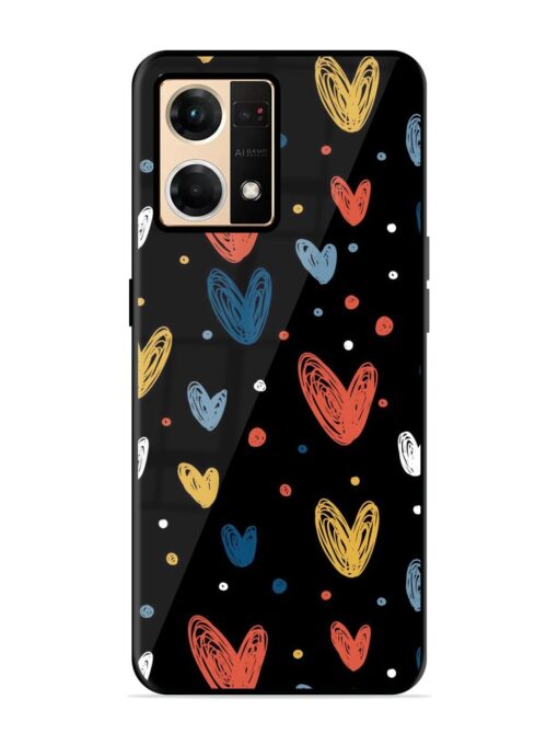 Happy Valentines Day Glossy Metal TPU Phone Cover for Oppo F21 Pro (4G)