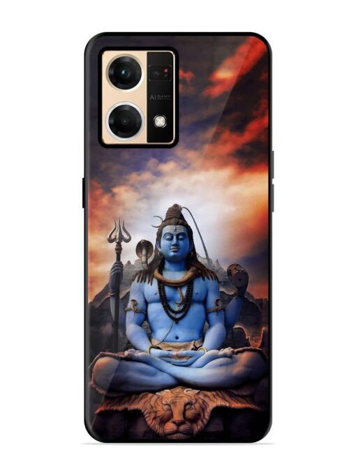 Jai Jai Shiv Glossy Metal Phone Cover for Oppo F21 Pro (4G)