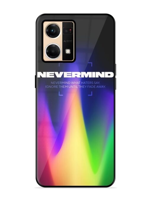 Nevermind Glossy Metal Phone Cover for Oppo F21 Pro (4G)