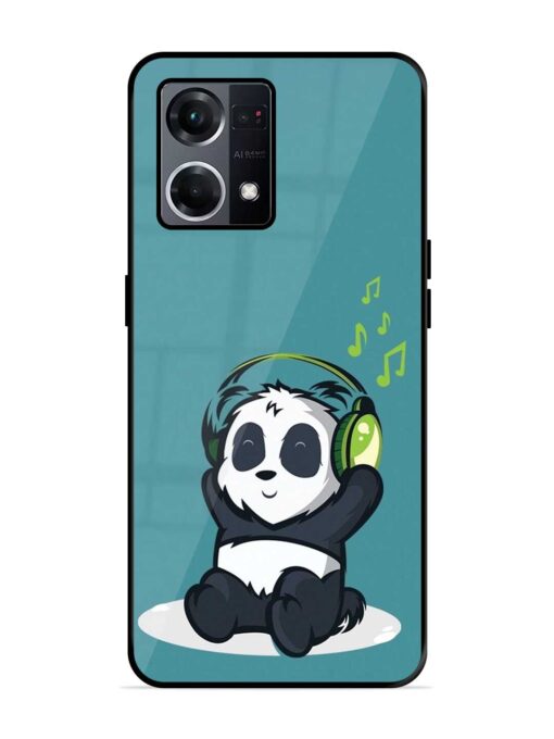 Music Panda Glossy Metal Phone Cover for Oppo F21S Pro (4G) Zapvi