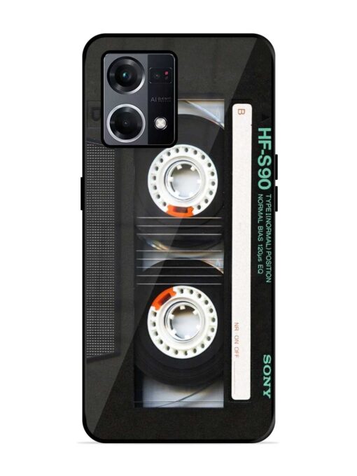 Sony Hf-S90 Cassette Glossy Metal Phone Cover for Oppo F21S Pro (4G) Zapvi